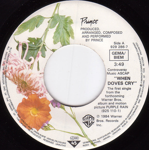 Prince - When Doves Cry