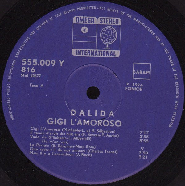Dalida - Gigi L'Amoroso