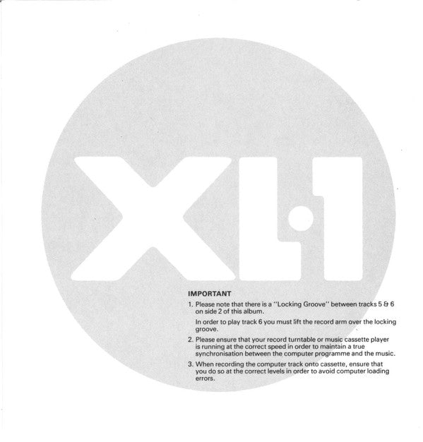 Pete Shelley -XL·1