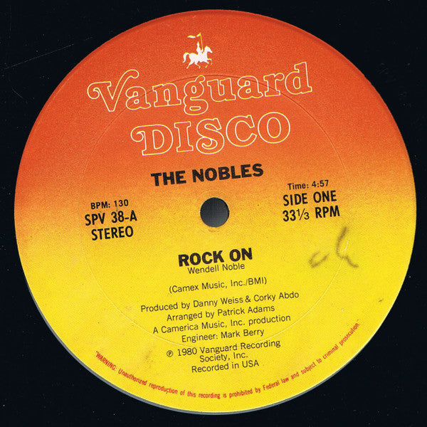 The Nobles - Rock On / Jealousy