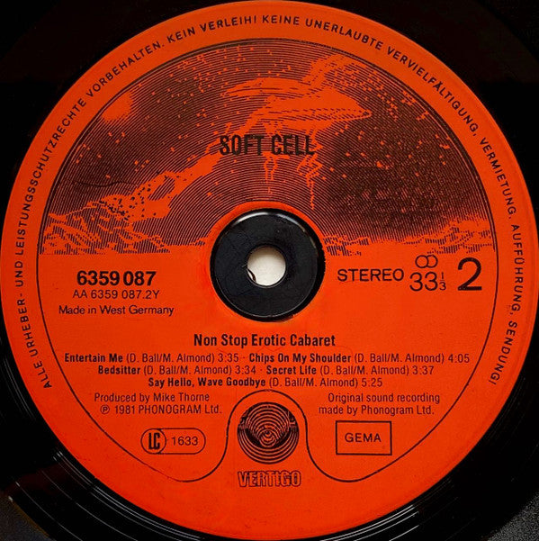 Soft Cell -Non-Stop Erotic Cabaret