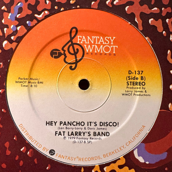 Fat Larry's Band -Lookin' For Love / Hey Pancho It's Disco!