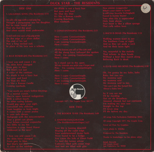 The Residents -Duck Stab