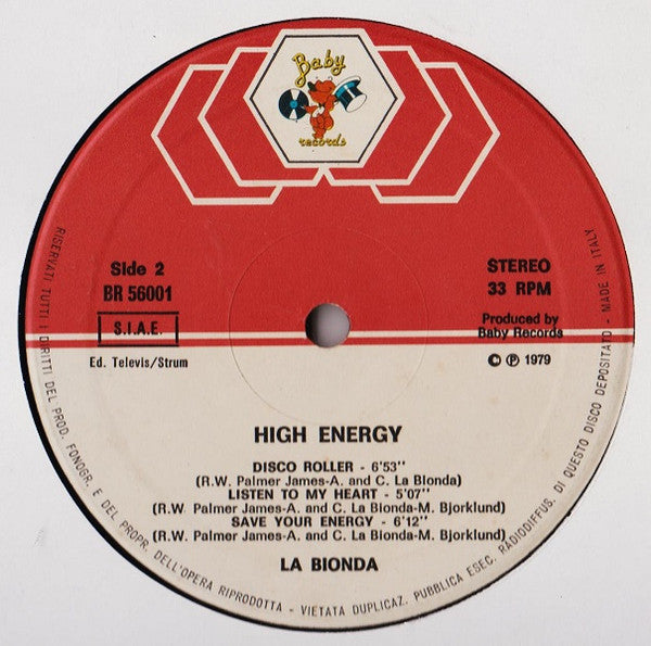 La Bionda -High Energy