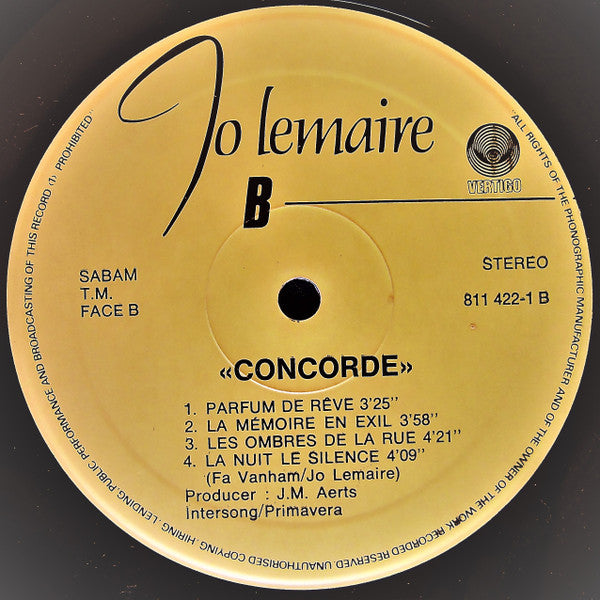 Jo Lemaire -Concorde