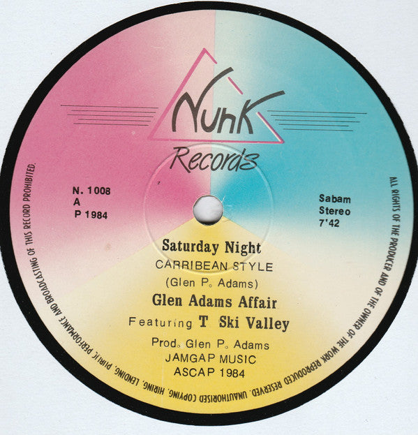 Glen Adams Affair Featuring T. Ski Valley* -Saturday Night