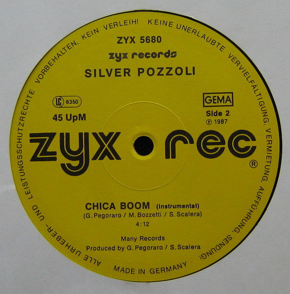 Silver Pozzoli* -Chica Boom