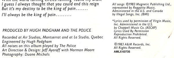 The Police -Synchronicity