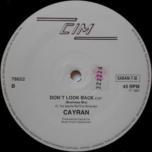 Cayran -Don't Look Back
