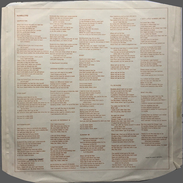 Humble Pie -As Safe As Yesterday Is