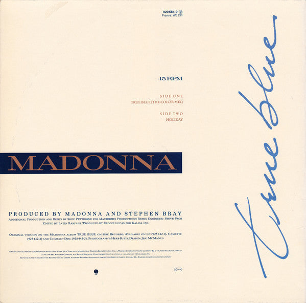 Madonna -True Blue