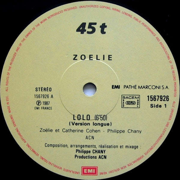 Zoëlie - Lolo
