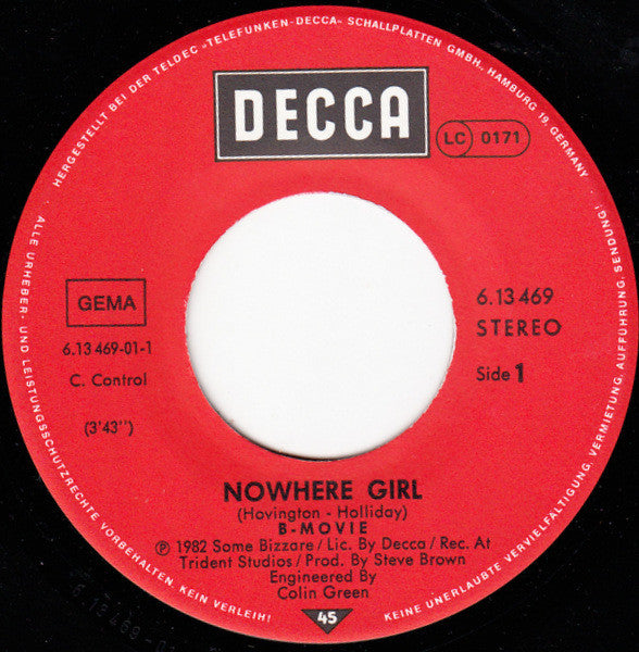 B-Movie - Nowhere Girl