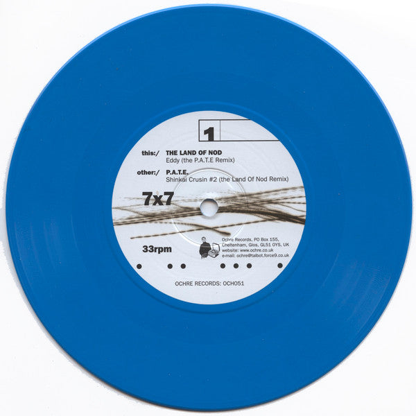 The Land Of Nod / P.A.T.E. -Eddy (The P.A.T.E. Remix) / Shinkai Crusin #2 (The Land Of Nod Remix)