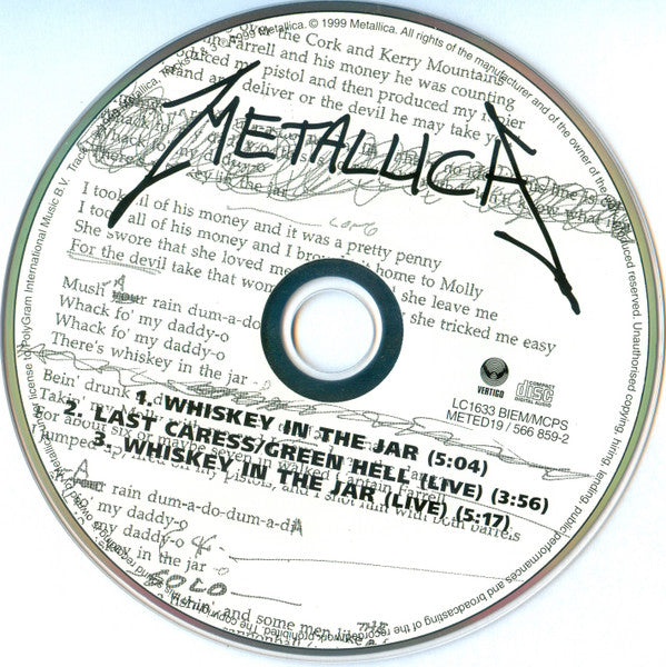 Metallica -Whiskey In The Jar