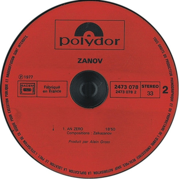 Zanov -Moebius 256 301