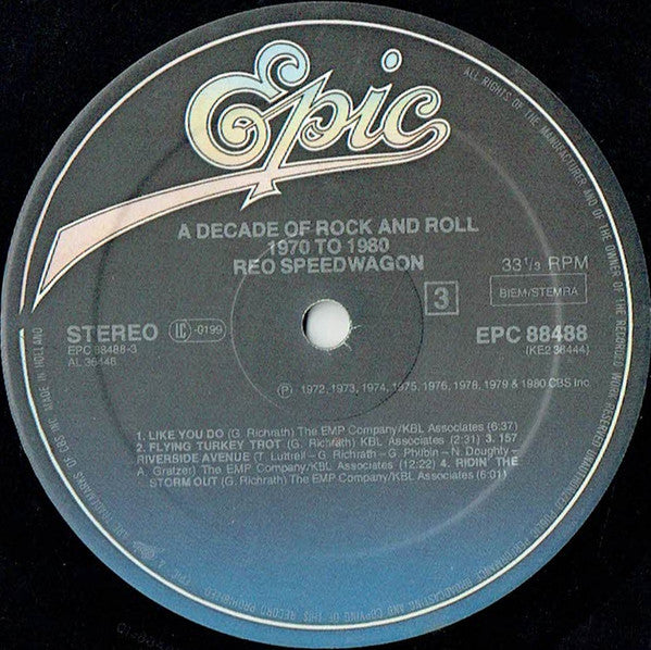 REO Speedwagon -A Decade Of Rock And Roll 1970 To 1980