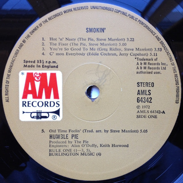 Humble Pie -Smokin'