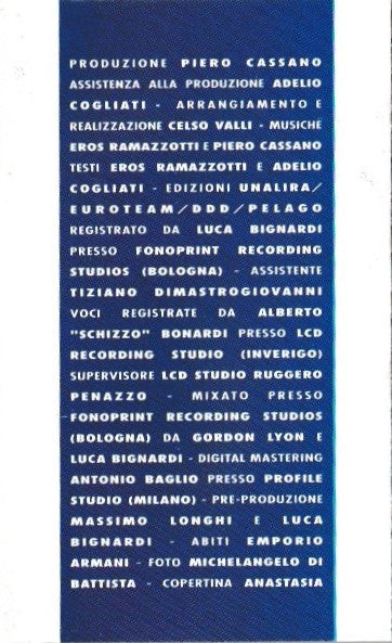 Eros Ramazzotti -Tutte Storie