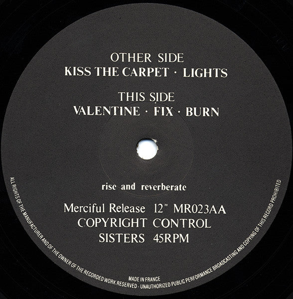 The Sisters Of Mercy -The Reptile House E.P.