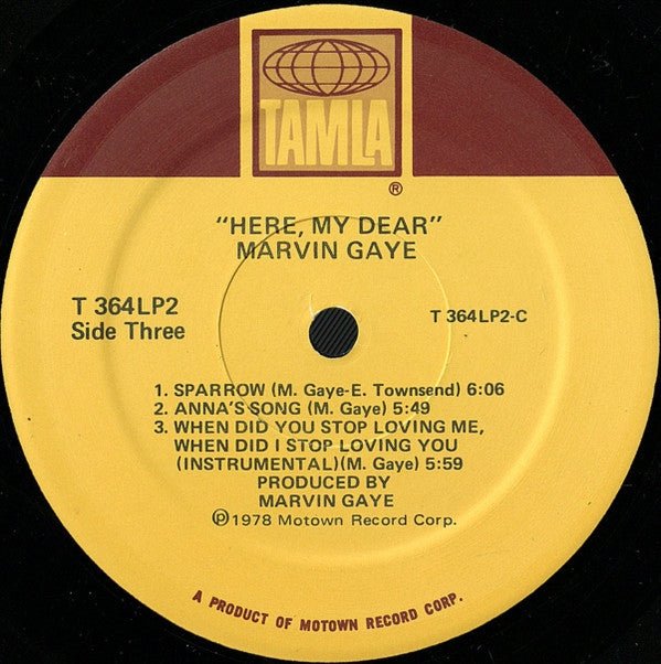 Marvin Gaye - "Here, My Dear."