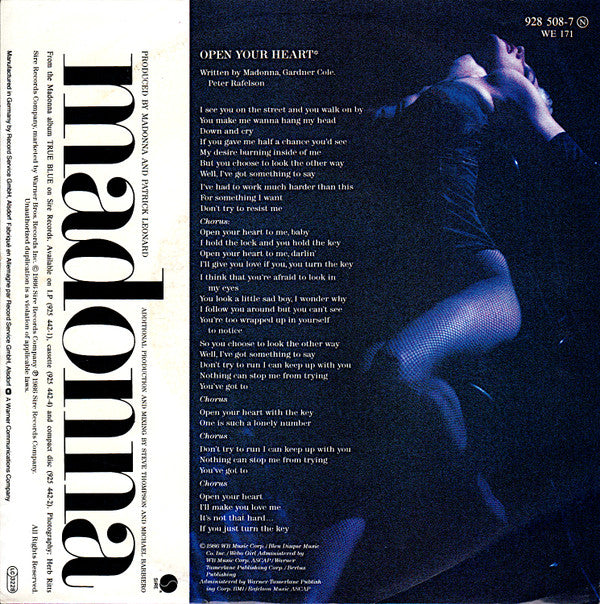Madonna -Open Your Heart