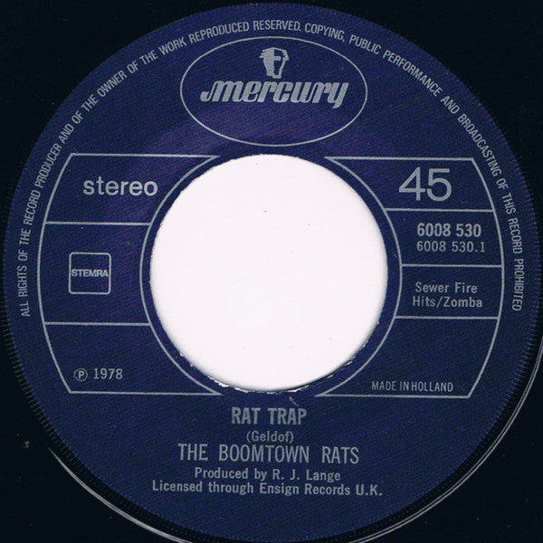 The Boomtown Rats -Rat Trap