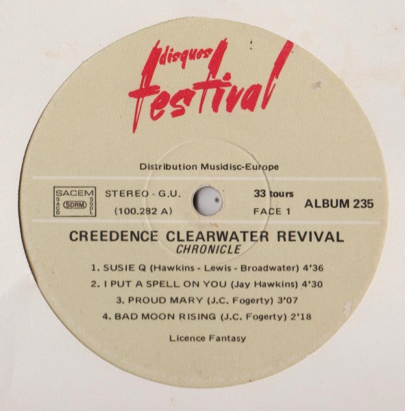 Creedence Clearwater Revival Featuring John Fogerty -Chronicle (The 20 Greatest Hits)