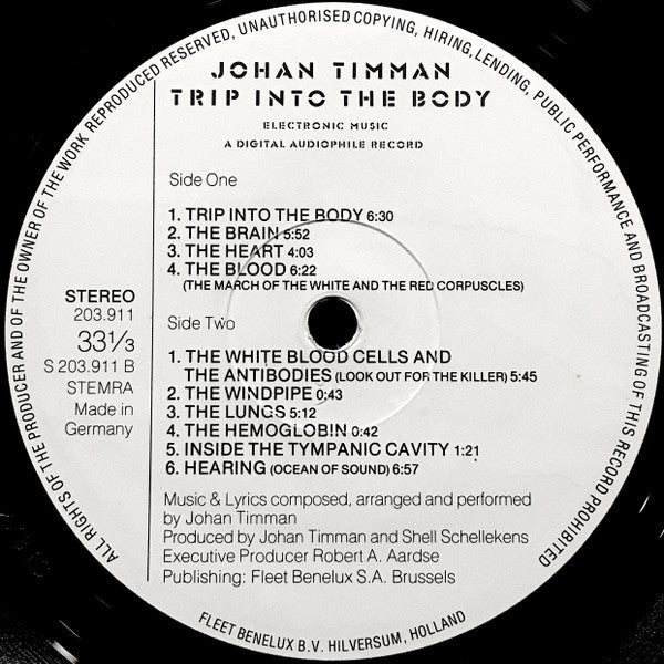 Johan Timman -Trip Into The Body