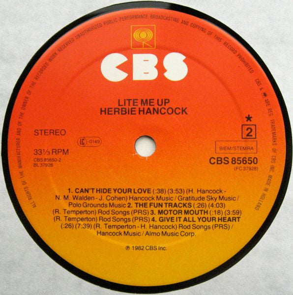 Herbie Hancock -Lite Me Up