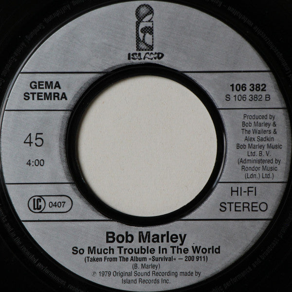 Bob Marley And The Wailers* -One Love/People Get Ready