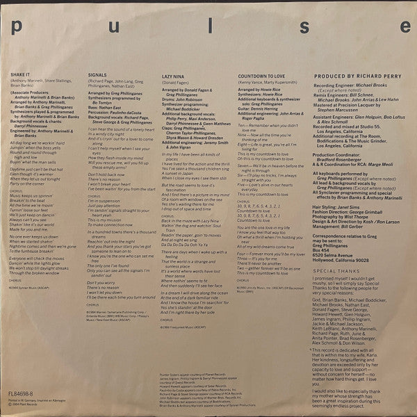 Greg Phillinganes -Pulse