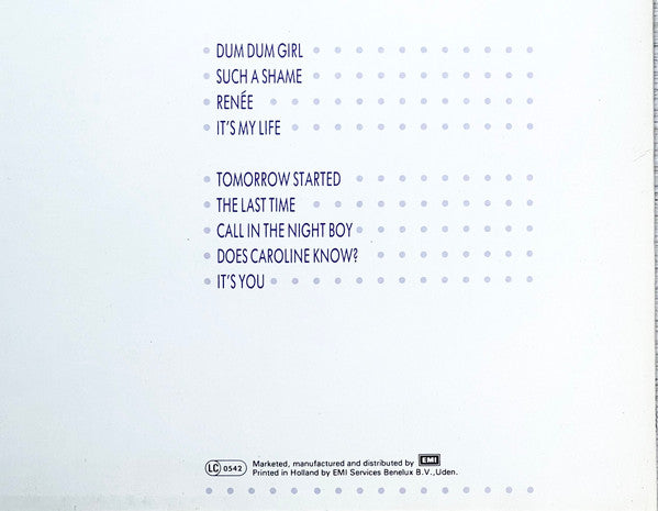 Talk Talk -It's My Life