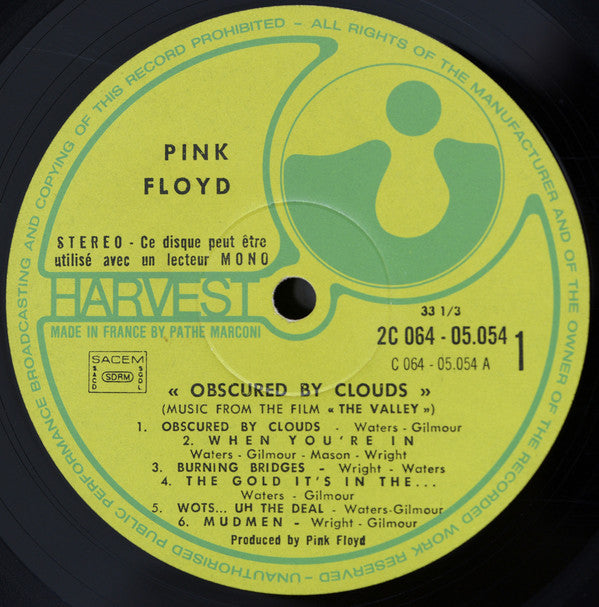 Pink Floyd -Obscured By Clouds