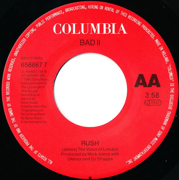 The Clash / BAD II* -Should I Stay Or Should I Go / Rush