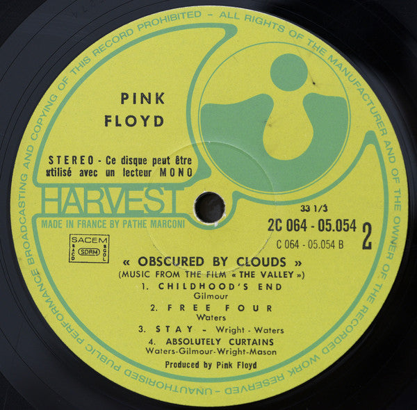 Pink Floyd -Obscured By Clouds