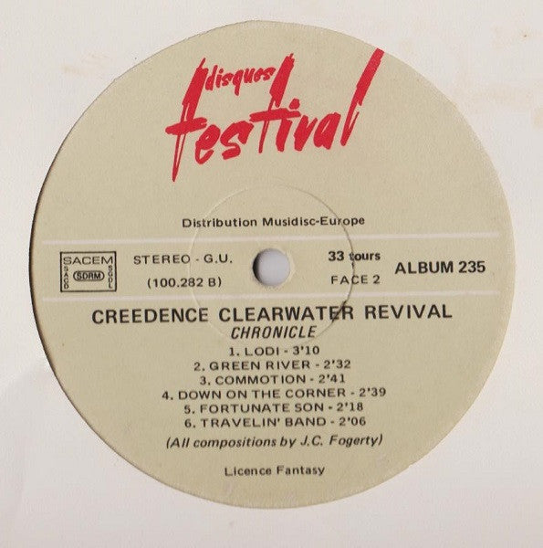 Creedence Clearwater Revival Featuring John Fogerty -Chronicle (The 20 Greatest Hits)