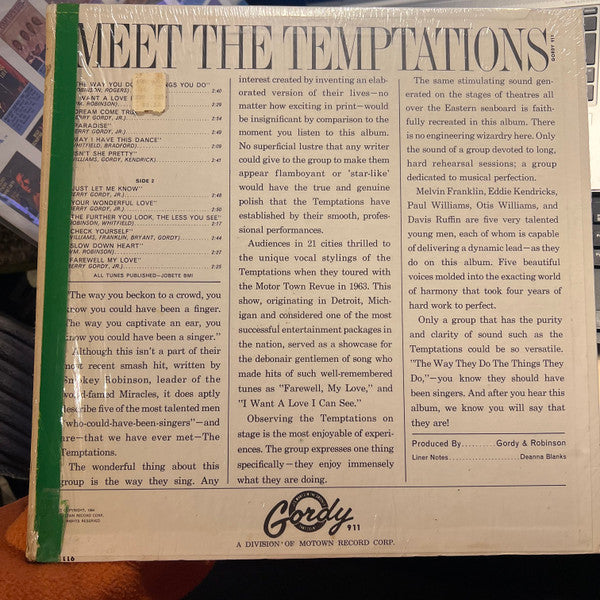 The Temptations -Meet The Temptations