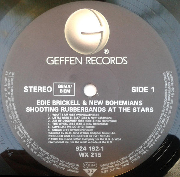 Edie Brickell & New Bohemians -Shooting Rubberbands At The Stars