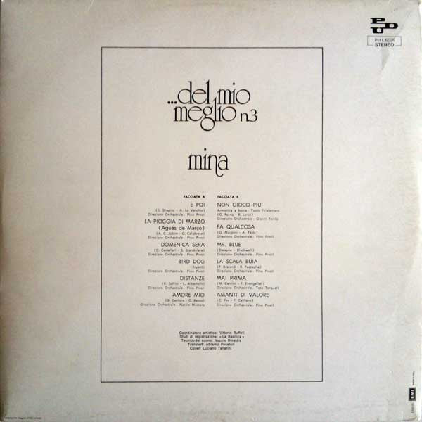 Mina (3) - ... Del Mio Meglio N.3