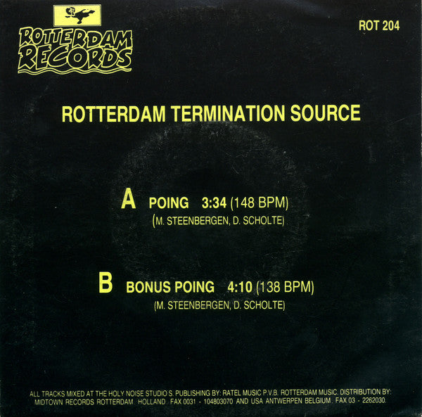 Rotterdam Termination Source - Poing