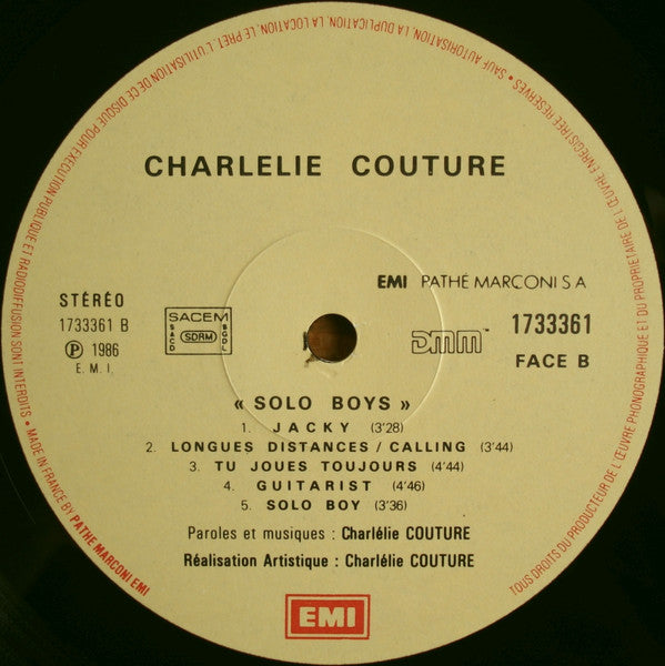 Charlélie Couture - Solo Boys