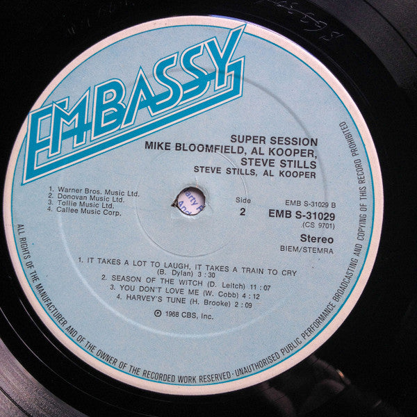 Mike Bloomfield / Al Kooper / Stephen Stills -Super Session