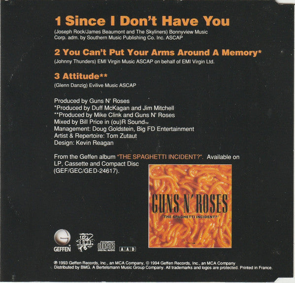 Guns N' Roses -Since I Don't Have You