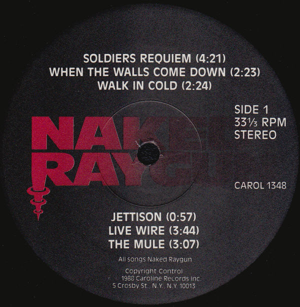 Naked Raygun -Jettison
