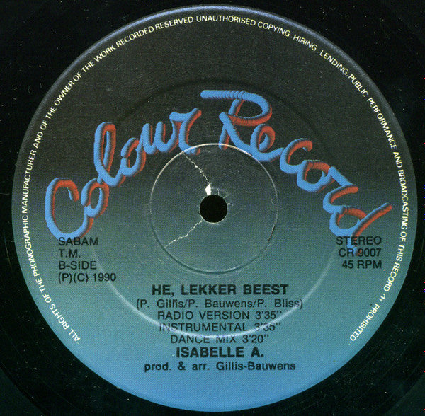 Isabelle A - Hé Lekker Beest