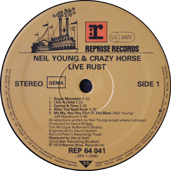 Neil Young & Crazy Horse -Live Rust