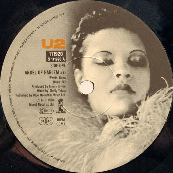 U2 -Angel Of Harlem