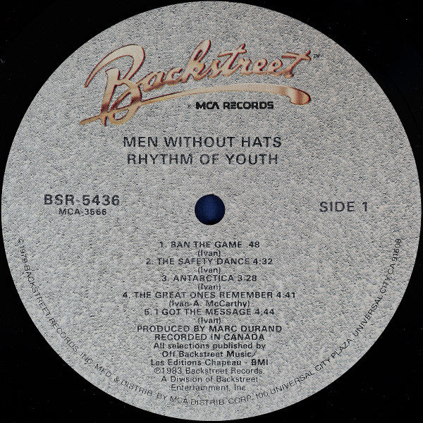 Men Without Hats -Rhythm Of Youth