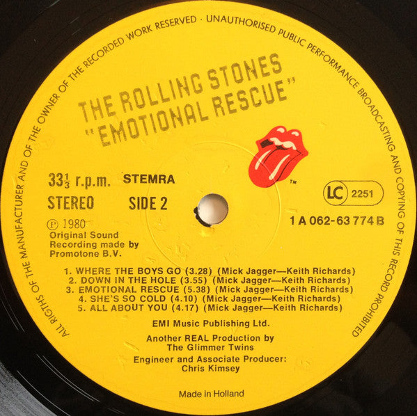 The Rolling Stones -Emotional Rescue